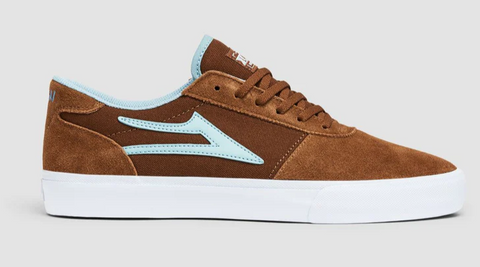 LAKAI SKATE SHOES: MANCHESTER Brown Suede. Sizes 7,8,9,10,11,12