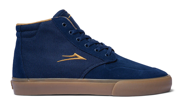 Skate Shoes Lakai Bristol Navy Gum LAKAI SKATE SHOES: RILEY HIGH