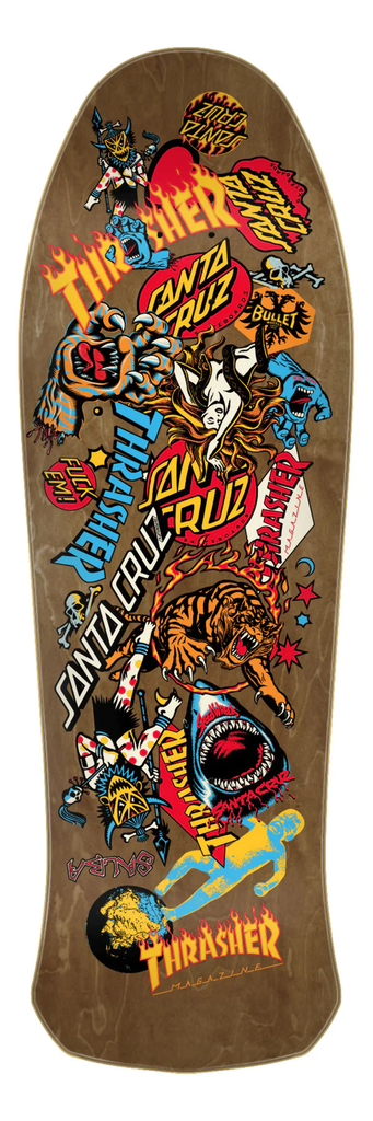 SANTA CRUZ: x THRASHER Oops Alba Deck 10.40 SANTA CRUZ: x THRASHER Oops Alba Deck 10.40