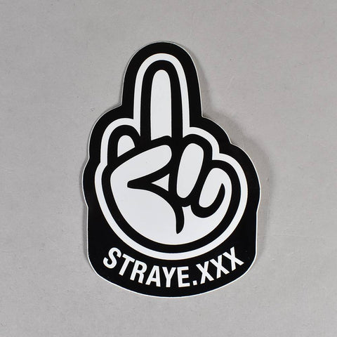 Straye Footware - Finger Logo - pin badge
