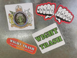 WIGHT TRASH MAGNETS - Pack of 4