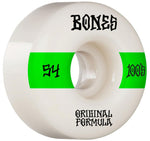 WHEELS: Bones 100'S OG Formula 52mm & 54mm