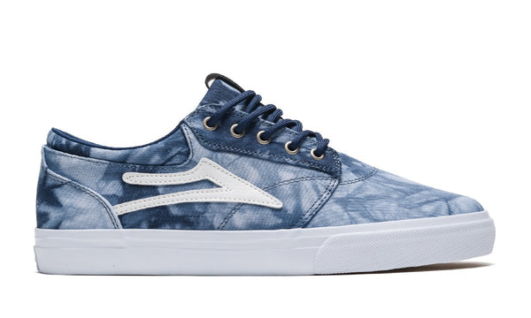 LAKAI SKATE SHOES: GRIFFIN (Navy Tie dye Textile) Vegan