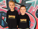 KIDS: TRASHER Fire Logo SWEAT