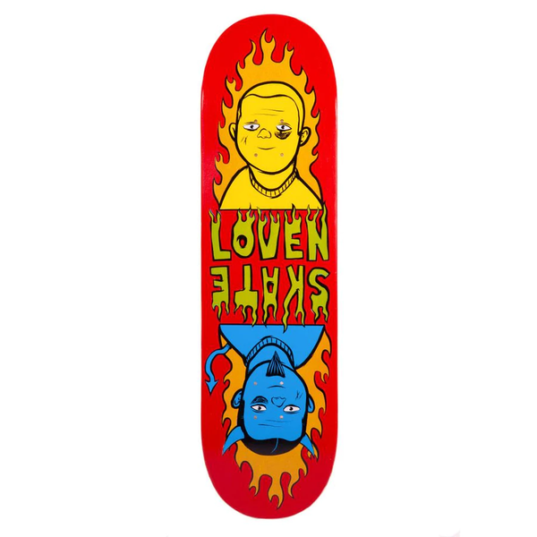 LOVENSKATE SKATEBOARDS: 'Good N Evil' 8.25