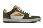 LAKAI SKATE SHOES: TELFORD LOW Earth Green Suede. Sizes 8, 9, 10