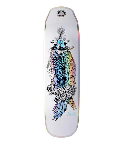 WELCOME:  'Peregrine on Wicked Queen 8.6" Shaped Deck.