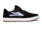 LAKAI SKATE SHOES: BRIGHTON. Black Suede. Sizes 8, 9