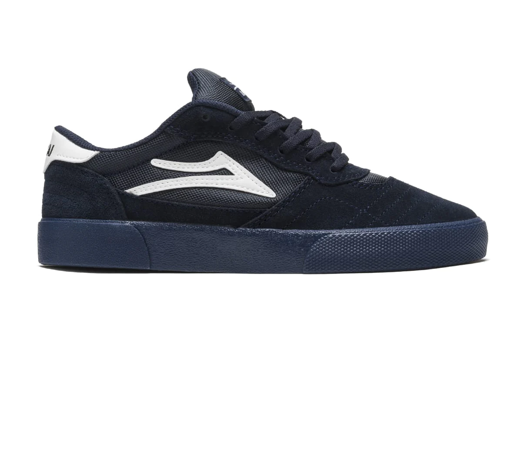LAKAI SKATE SHOES: CAMBRIDGE (Navy/Navy Suede)
