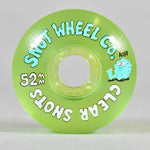 WHEELS: Snot Co. Clear Green 52mm 101a