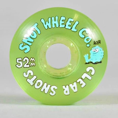 WHEELS: Snot Co. Clear Green 52mm 101a